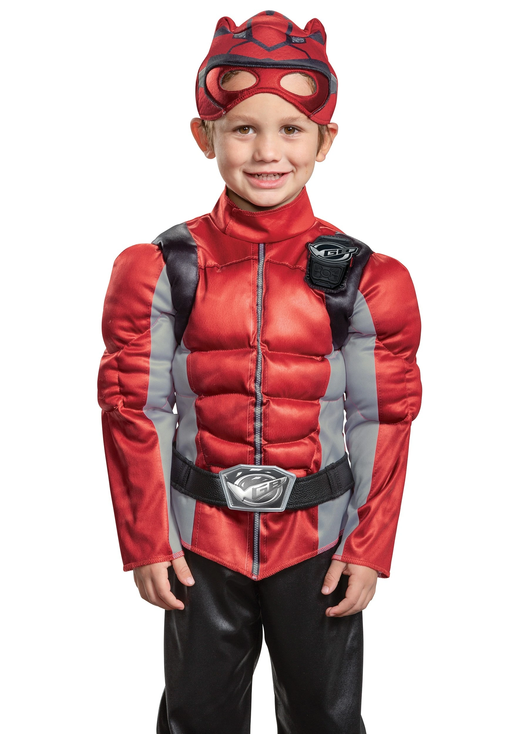 Disguise Power Rangers Beast Morphers Red Ranger Costume For Kids 5 Disguise Power Rangers Beast Morphers Red Ranger Costume For Kids - Image 3