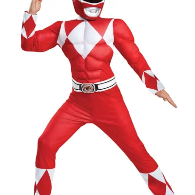 Disguise Boy's Red Ranger Power Rangers Costume 9 Disguise Boy's Red Ranger Power Rangers Costume -Fun Costumes Store power rangers boys red ranger costume alt 2