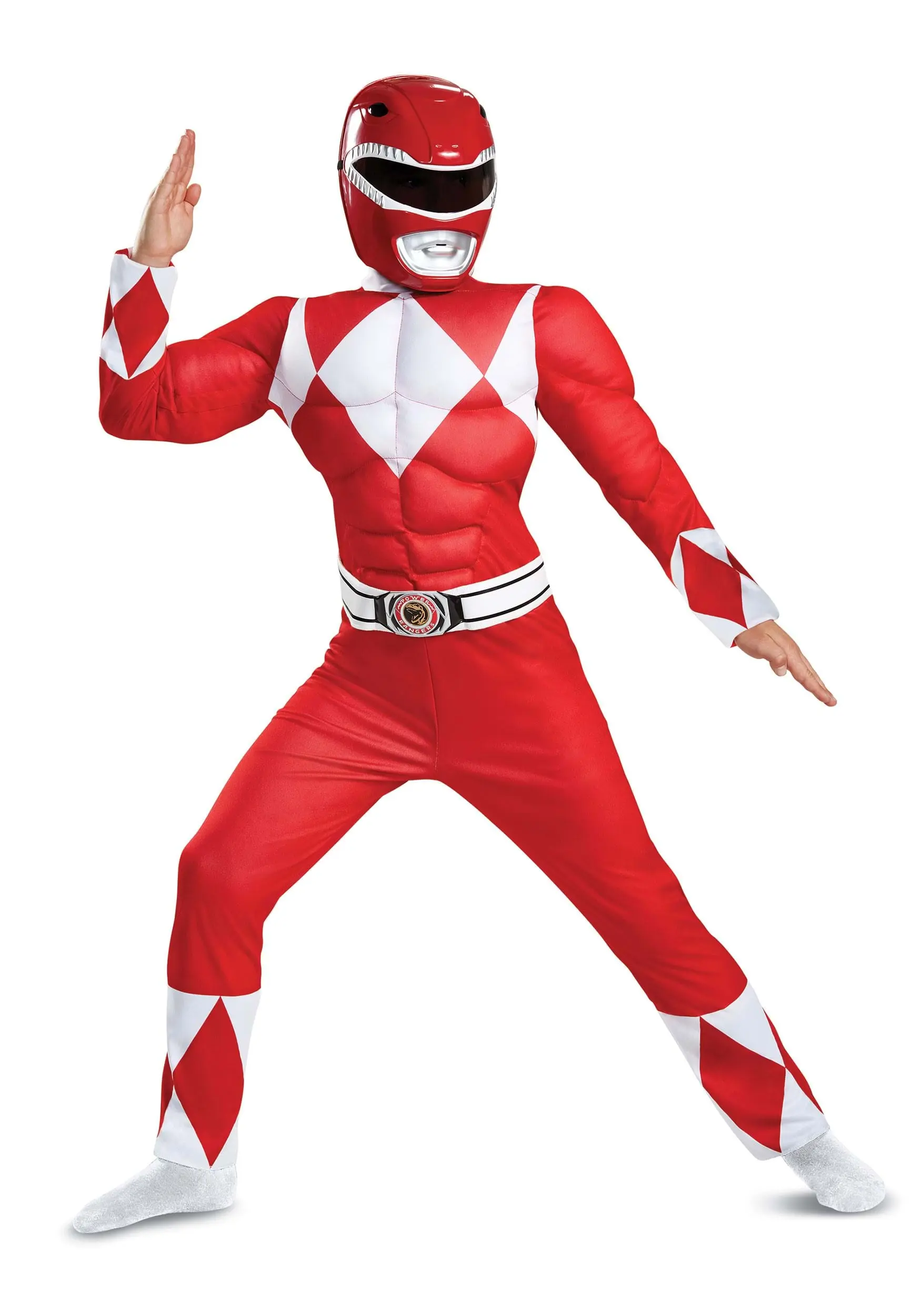 Disguise Boy's Red Ranger Power Rangers Costume 6 Disguise Boy's Red Ranger Power Rangers Costume - Image 4