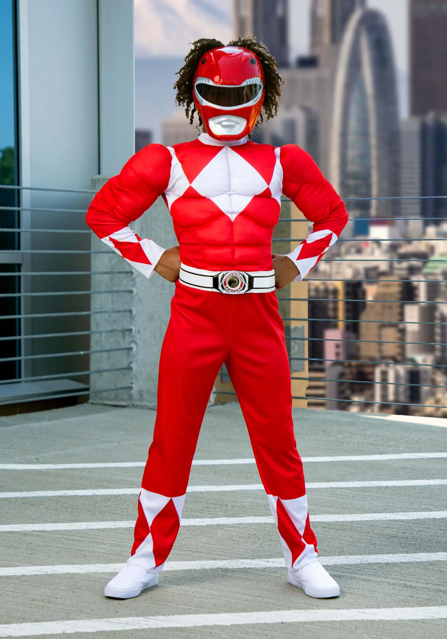 Disguise Boy's Red Ranger Power Rangers Costume 4 Disguise Boy's Red Ranger Power Rangers Costume - Image 2