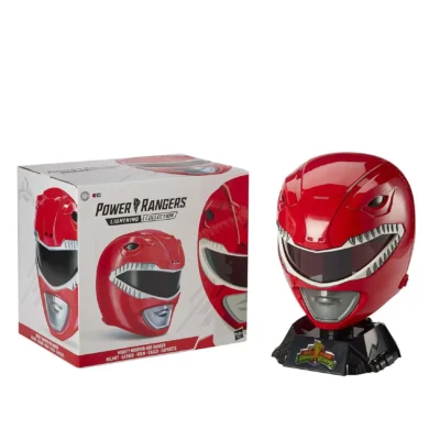Hasbro Mighty Morphin Power Rangers Lightning Collection Red Ranger Helmet -Fun Costumes Store power rangers lightning collection red ranger helm alt 1