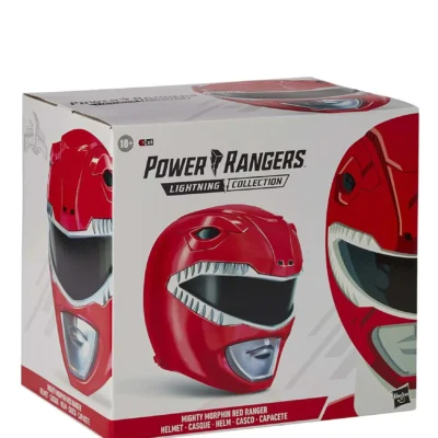 Hasbro Mighty Morphin Power Rangers Lightning Collection Red Ranger Helmet -Fun Costumes Store power rangers lightning collection red ranger helm alt 3