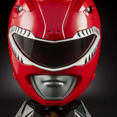 Hasbro Mighty Morphin Power Rangers Lightning Collection Red Ranger Helmet -Fun Costumes Store power rangers lightning collection red ranger helm alt 4