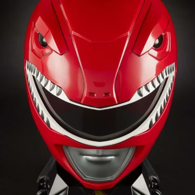 Hasbro Mighty Morphin Power Rangers Lightning Collection Red Ranger Helmet -Fun Costumes Store power rangers lightning collection red ranger helm alt 7