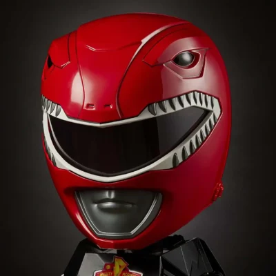 Hasbro Mighty Morphin Power Rangers Lightning Collection Red Ranger Helmet -Fun Costumes Store power rangers lightning collection red ranger helm alt 8