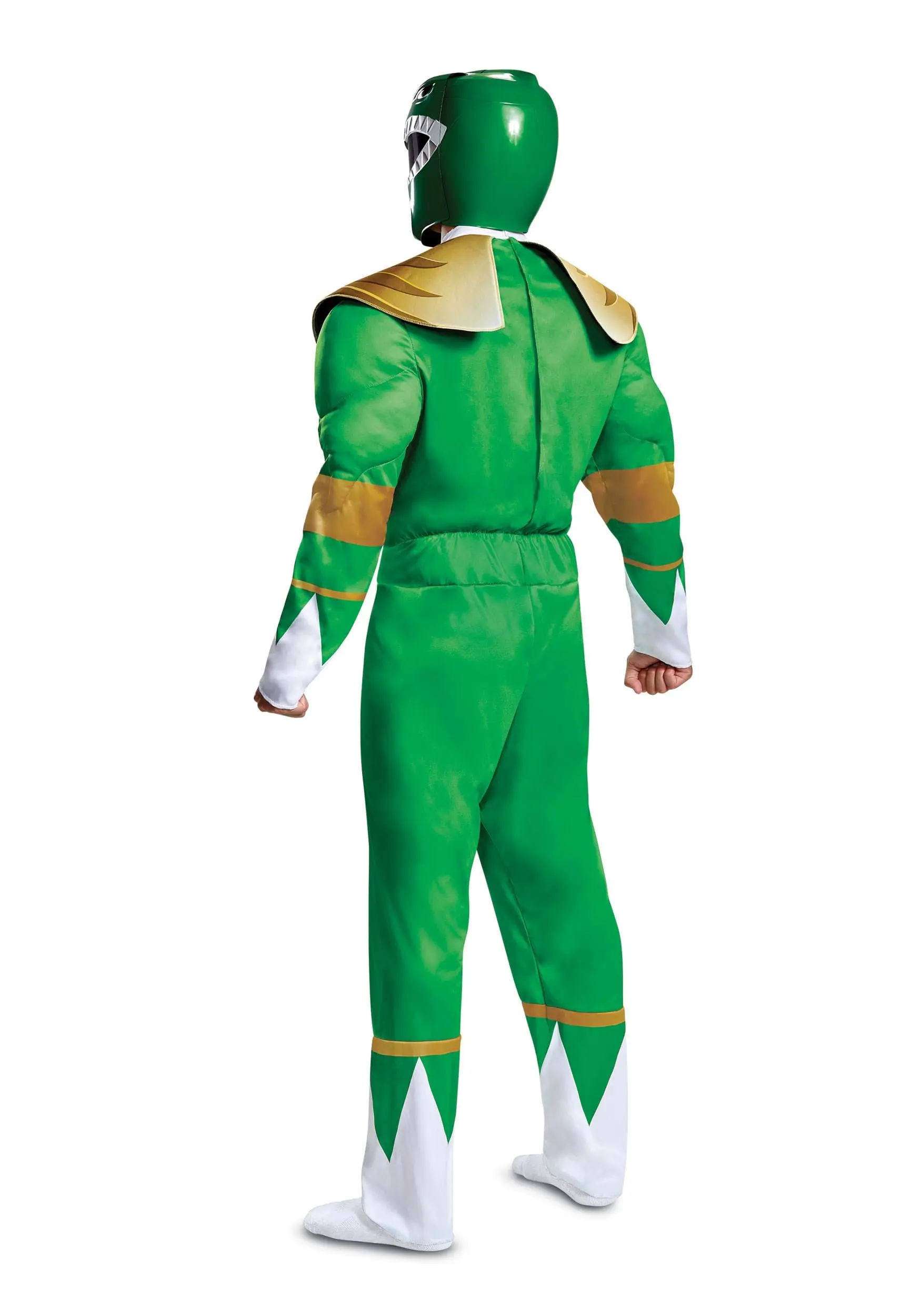 Disguise Power Rangers Green Ranger Men's Costume 4 Disguise Power Rangers Green Ranger Men's Costume - Image 2