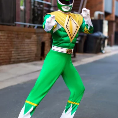 Disguise Power Rangers Green Ranger Men's Costume