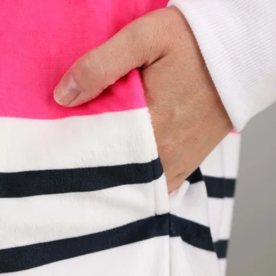 BigWan Apparel Co. Power Rangers Pink Ranger Hooded Union Suit For Adults 13 BigWan Apparel Co. Power Rangers Pink Ranger Hooded Union Suit For Adults -Fun Costumes Store power rangers pink ranger hooded union suit alt 4