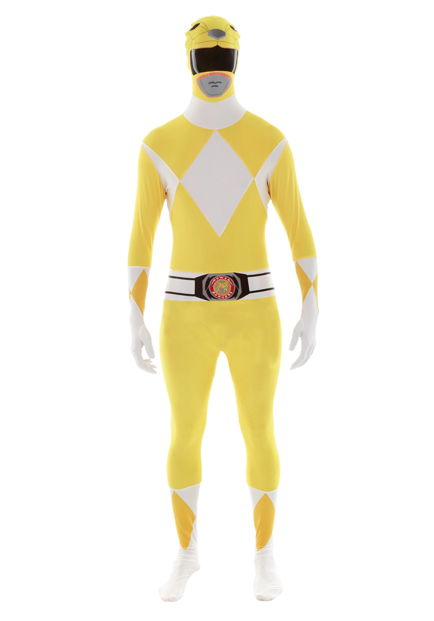 Morphsuits Power Rangers: Yellow Ranger Morphsuit Costume 3 Morphsuits Power Rangers: Yellow Ranger Morphsuit Costume