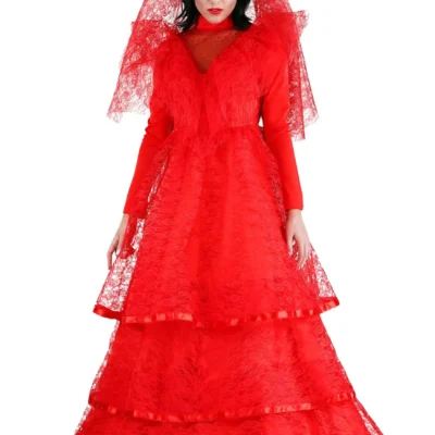 Fun Costumes Red Gothic Wedding Dress Costume