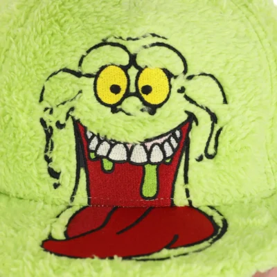 Elope Ghostbusters Slimer Flat Bill Fuzzy Cap -Fun Costumes Store slimer fuzzy cap alt 2
