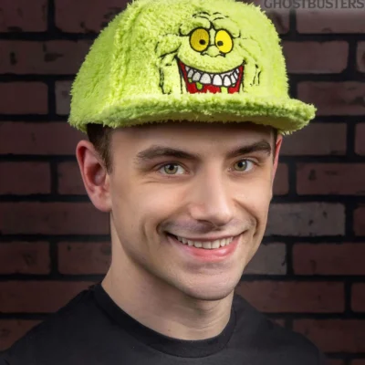 Elope Ghostbusters Slimer Flat Bill Fuzzy Cap