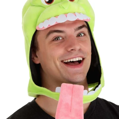 Elope Slimer Jawesome Adult Costume Hat -Fun Costumes Store slimer jawesome hat alt 2