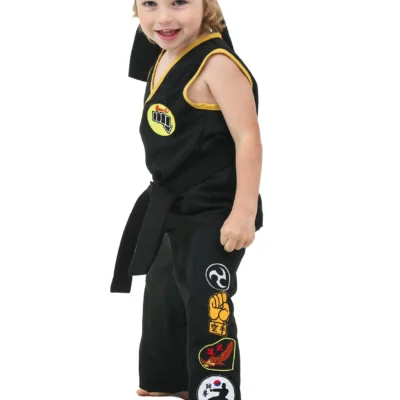 Fun Costumes Cobra Kai Costume For Toddler -Fun Costumes Store toddler cobra kai costume alt 2