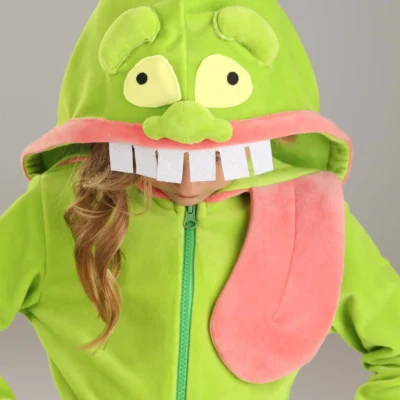 Fun Costumes Ghostbusters Slimer Hoodie Costume For Toddlers -Fun Costumes Store toddler ghostbusters slimer hoodie costume alt 2