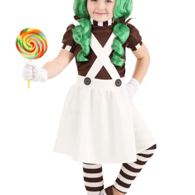 Armada Toddler Chocolate Factory Worker Costume For Girls