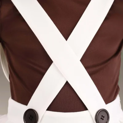 Armada Toddler Chocolate Factory Worker Costume For Girls -Fun Costumes Store toddler girls chocolate factory worker costume alt 3