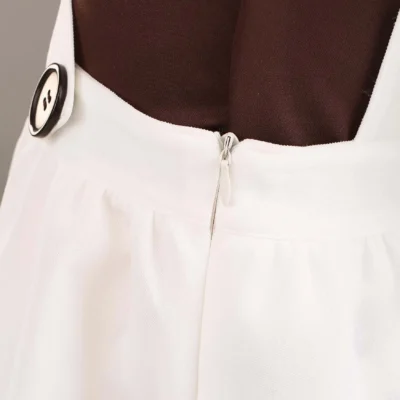 Armada Toddler Chocolate Factory Worker Costume For Girls -Fun Costumes Store toddler girls chocolate factory worker costume alt 4