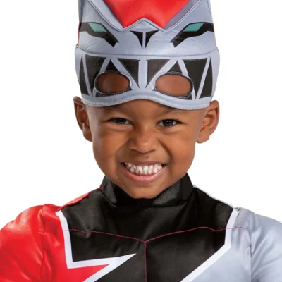 Disguise Power Rangers Dino Fury Red Ranger Costume For Toddlers 7 Disguise Power Rangers Dino Fury Red Ranger Costume For Toddlers -Fun Costumes Store toddler power rangers dino fury red ranger costume alt 2