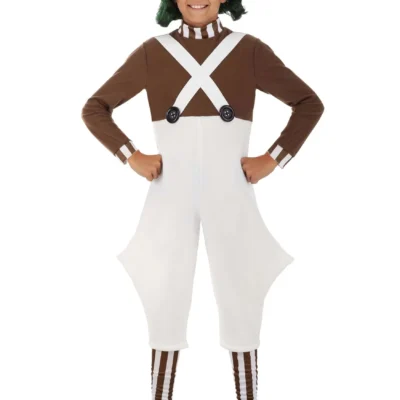 Jerry Leigh Willy Wonka Oompa Loompa Costume For Kids