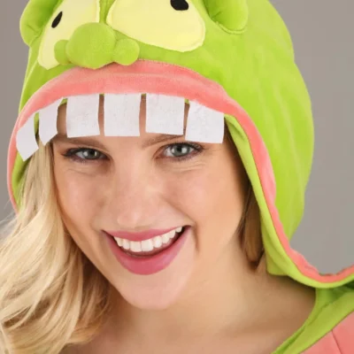 Fun Costumes Ghostbusters Slimer Hoodie Women's Costume 10 Fun Costumes Ghostbusters Slimer Hoodie Women's Costume -Fun Costumes Store womens ghostbusters slimer hoodie costume alt 2