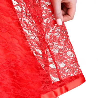 Fun Costumes Red Gothic Wedding Dress Costume -Fun Costumes Store womens red gothic wedding dress alt 2